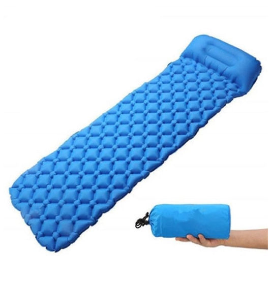 MHome Inflatable Camping Sleeping Pad With Pillow Portable Mat