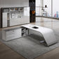 Modern CEO Manager Desk Stylish Lacquered Office Desk & Chair Various Options - PreOrder Sales Now Available!