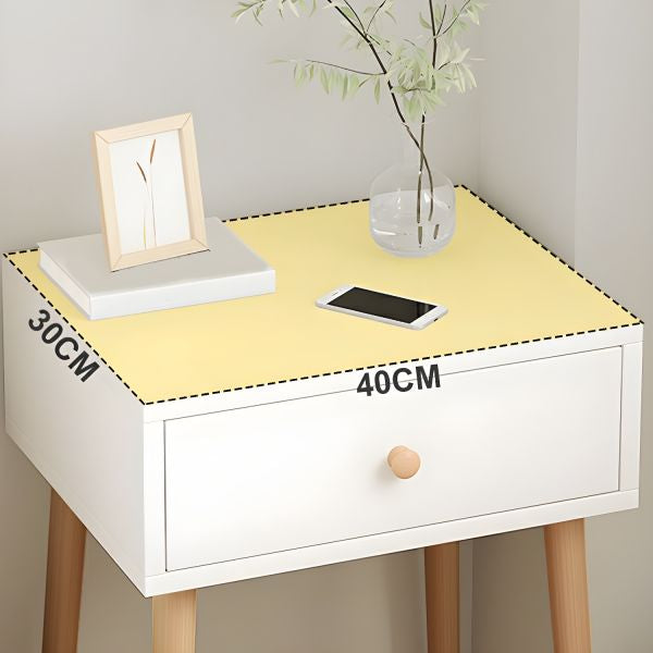 MFurn Nordic Dresser – Small Bedside Table with Drawer & Nightstand