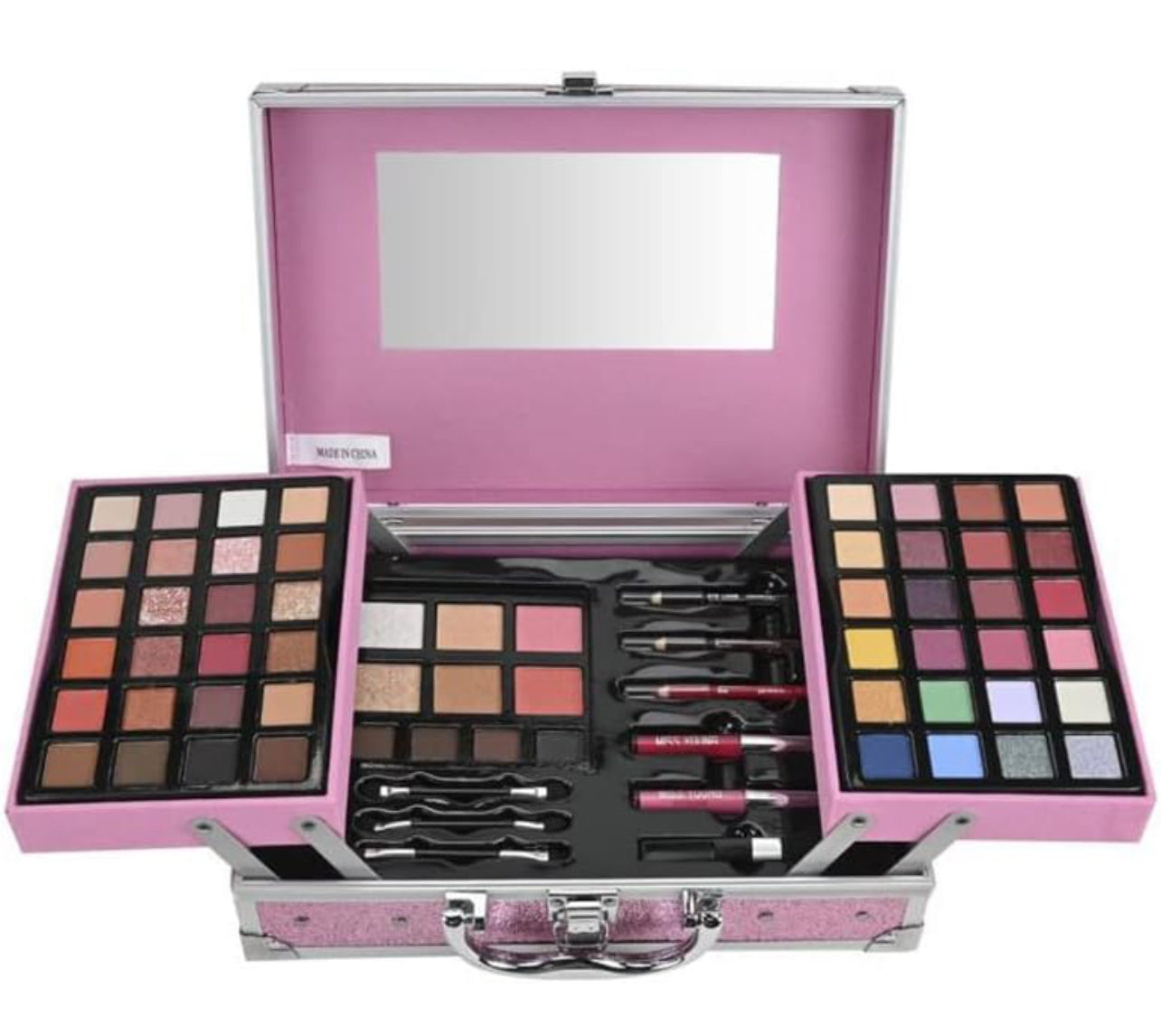 Makeup Set, Makeup Kit, Full Beauty Cosmetics Set, 68 pcs, For Women, Cosmetics Set, Lip Gloss, Eyeshadow, Blast, Eyebrow Powder, Lip Pencil, Brush, Natural Effect, High Color, Long Lasting, Multifunctional.