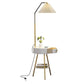 MFurn Scandinavian Style Floor Lamp with Shelf – Living Room & Bedroom