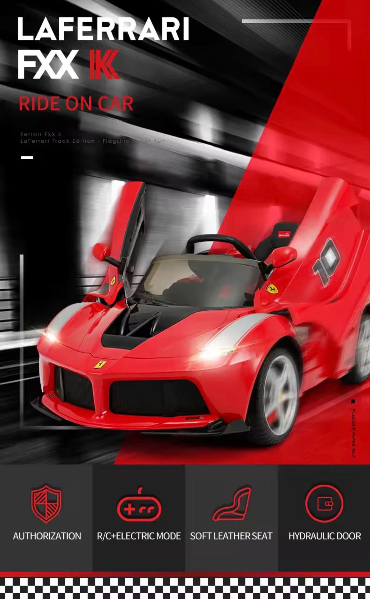 Ferrari 2.4G 12V Kids Ride On Toy Car Remote Control-PreOrder Sales!
