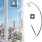 BELLHOWELL WindowCleaning Tool for Safely and Easily Cleaning Exterior Glass on Apartments and Tall Buildings,Double Sided Outside Window Cleaner Tool