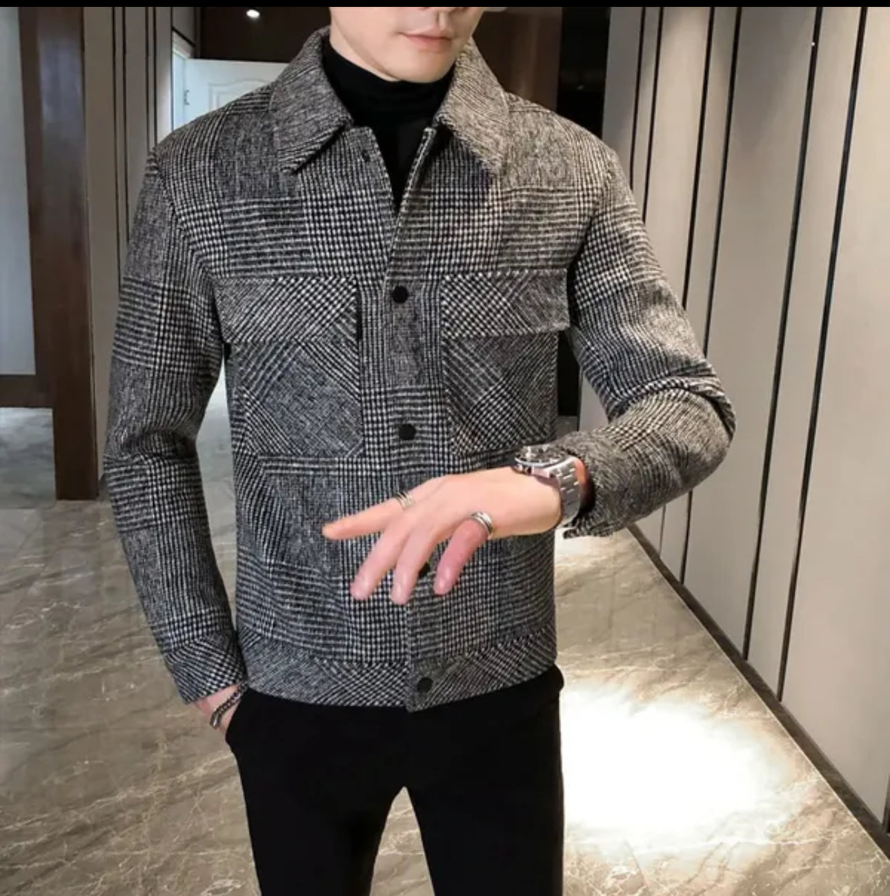 Men’s Winter Woollen Jacket - Various Options