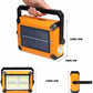 MTech Solar Portable Work Light With Power Bank USB