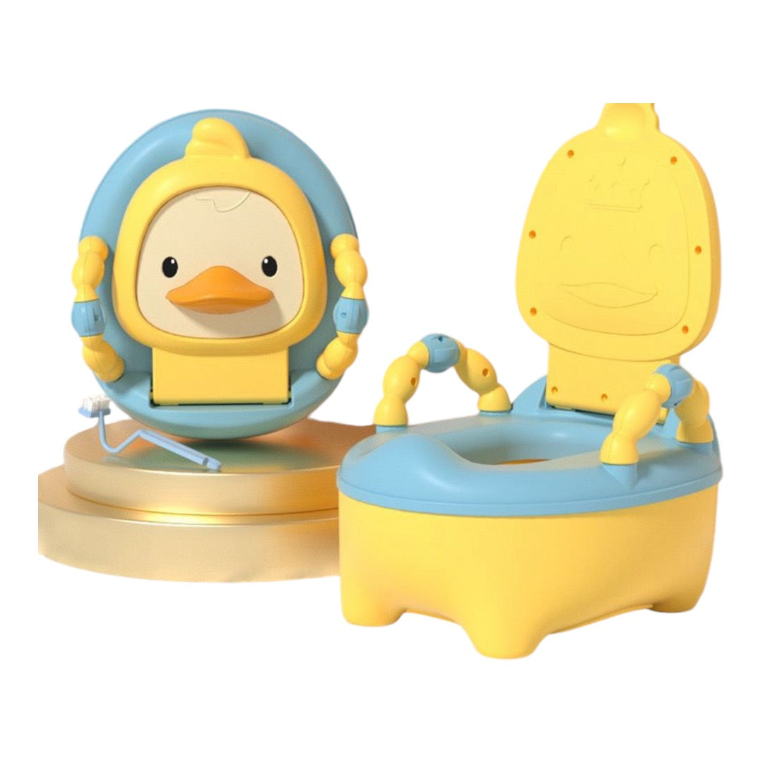 Toilet potty duckling toilet training chair home potty cute urinal For Kids.