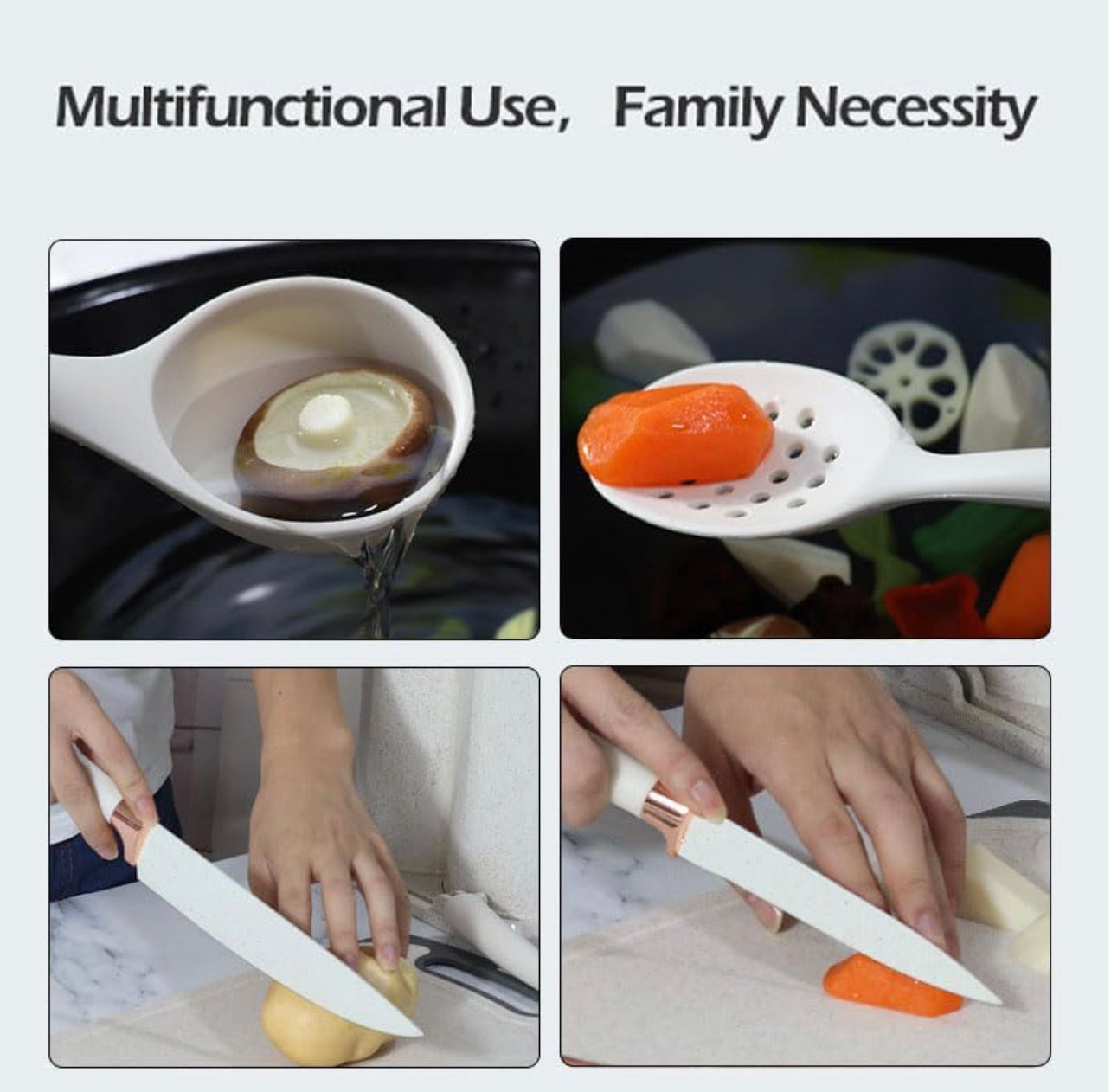 Kitchen Knife & Utensil Set 18pcs