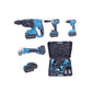 Multifunction Cordless Battery PowerTool Kit -4 Different Tools!