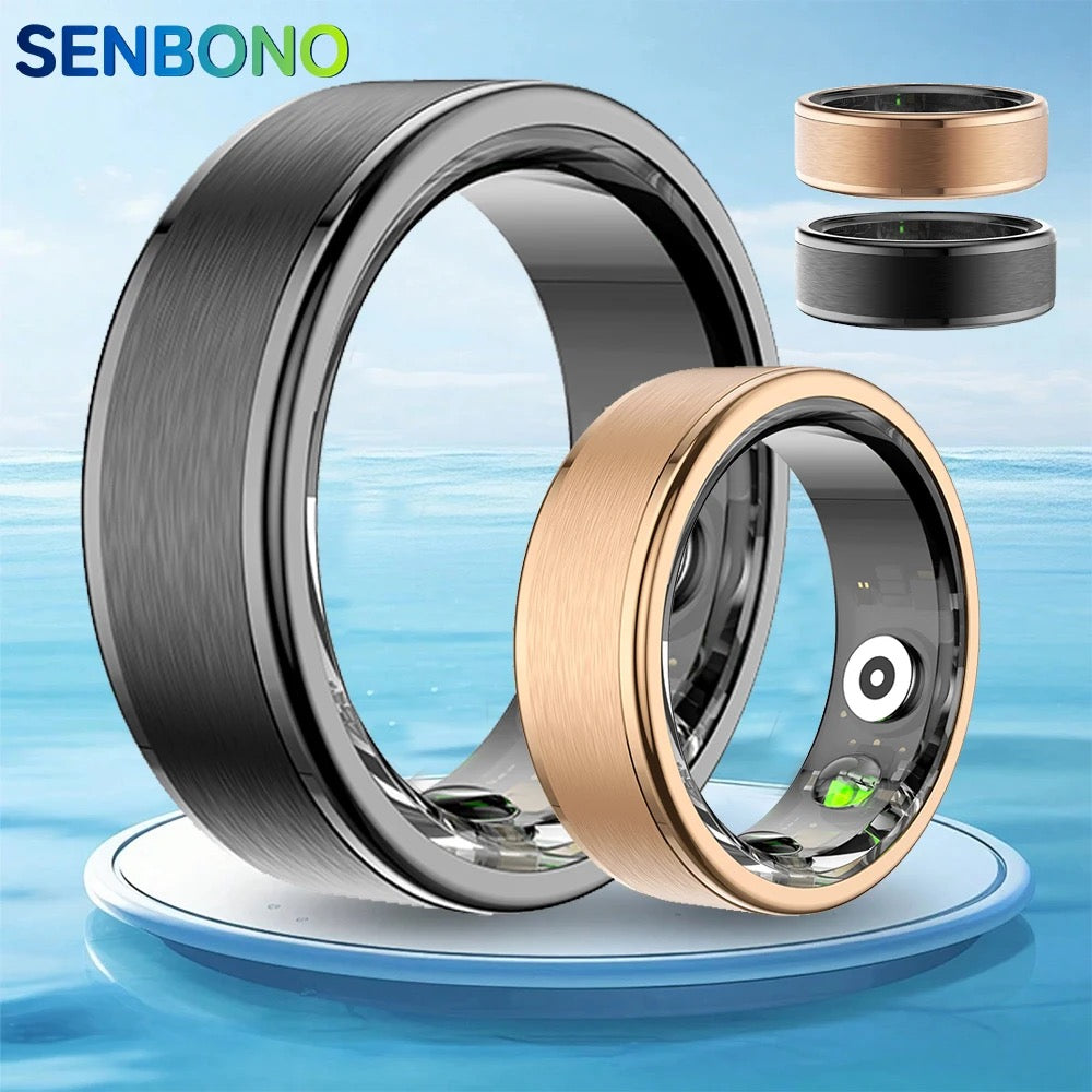 SENBONO Smart Health Ring R03 With Blood Oxygen Heart Rate Sleep Tracking Wearable Electronic Smart Ring For Men & Women-Various Options