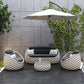 Modern Aluminium Rattan Garden Outdoor Patio Furniture 4pc