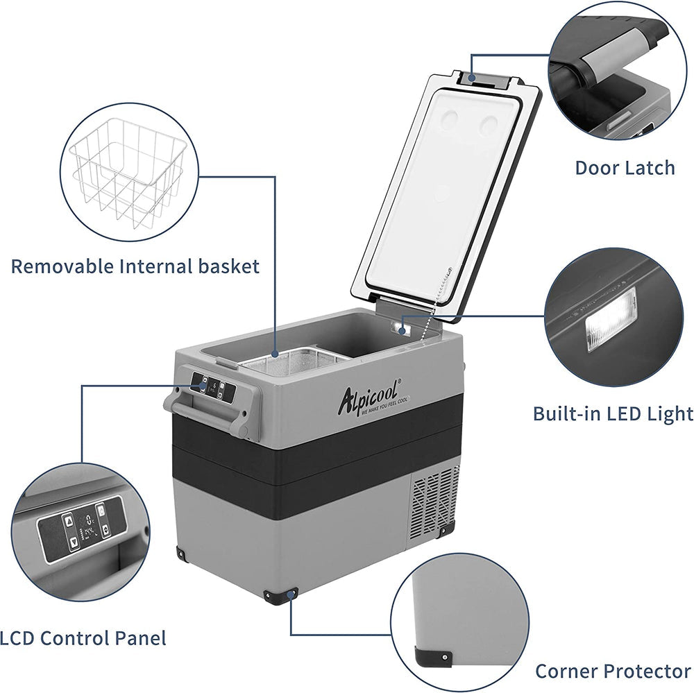 Alpicool CF55 Portable Car Fridge