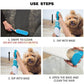 Pet Reusable Pet Hair Remover with Self Cleaning Base