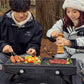 MHome Portable Folding Stainless Steel Charcoal Grill with BBQ Tool Kit