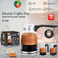 RAF R.128 Electric Glass  0.5L Turkish Coffee Pot 600W - Portable Arabic Coffee Kettle