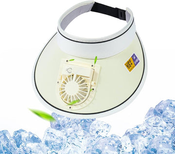 MHome Sun Visor Cap With Fan