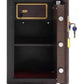 MHome H1-1200 Fire Proof Safe On Wheels With 2 Keys + Combination Lock Safe 57cmx 50 x 118cm
