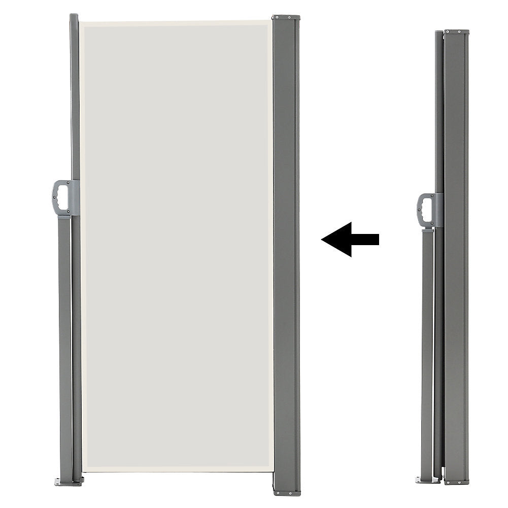 MHome Retractable Wind & Privacy Single Sided Screen-Available In 3 Colour Options