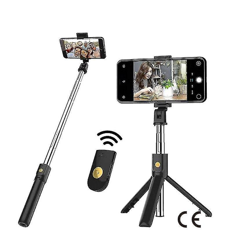 Bluetooth Selfie Stick Remote Control Tripod Handphone Live Photo Holder Tripod Camera Self-timer Artifact Rod