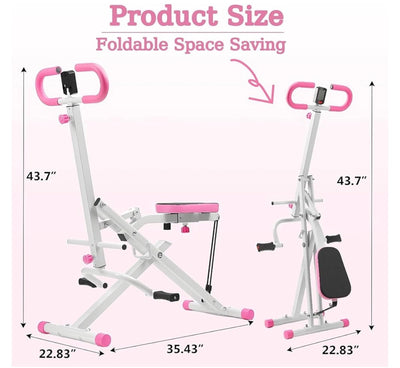 Pro-Sportz 
Foldable Squat Machine for Women,Glutes Workout Machines with LCD Display & Adjustable Seat