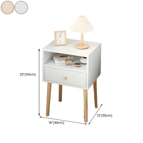 MFurn Nordic Dresser – Small Bedside Table with Drawer & Nightstand