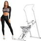 Pro-Sportz Stair Climber Stepper for Home Gym Exercise, Vertical Climber Machine for Full-Body Workout, Folding Cardio Exercise Climber with LCD Monitor, Adjustable Handlebar & Pedals