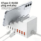 Mtech Fast Charging Station 8-1 66watt 4USB-A + 4 USB-C Ports