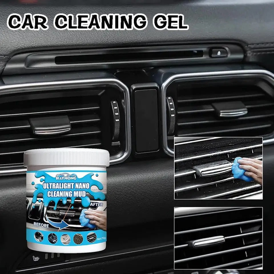 Car Air Vent Magic Dust Cleaner Gel Household Auto Gel Cleaning Rubber Laptop Keyboard Slime Removal Wash Mud.
