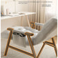 MFurn Retro Accent Chair Upholstered Lounge Chair With Arms