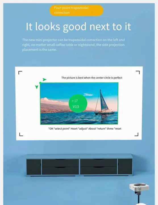 Multimedia Projector Home HD 1080P projector