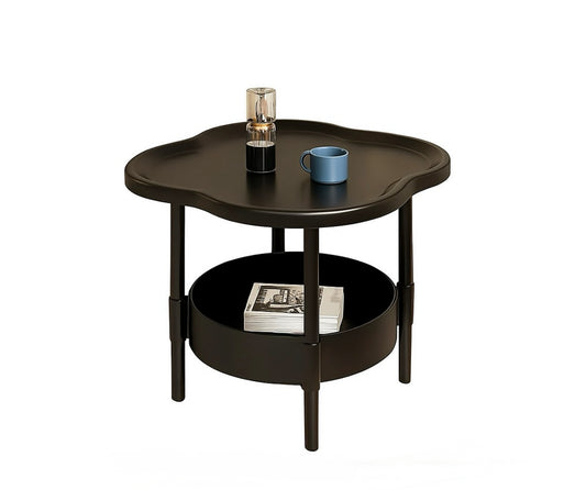 MFurn Side Tables 4-Leaf Clover Shape Coffee Table, Modern Living Room End Tables - Various Colours