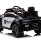 Licensed Dodge Charger 12V Ride-On Police Car with Speeds and Bluetooth