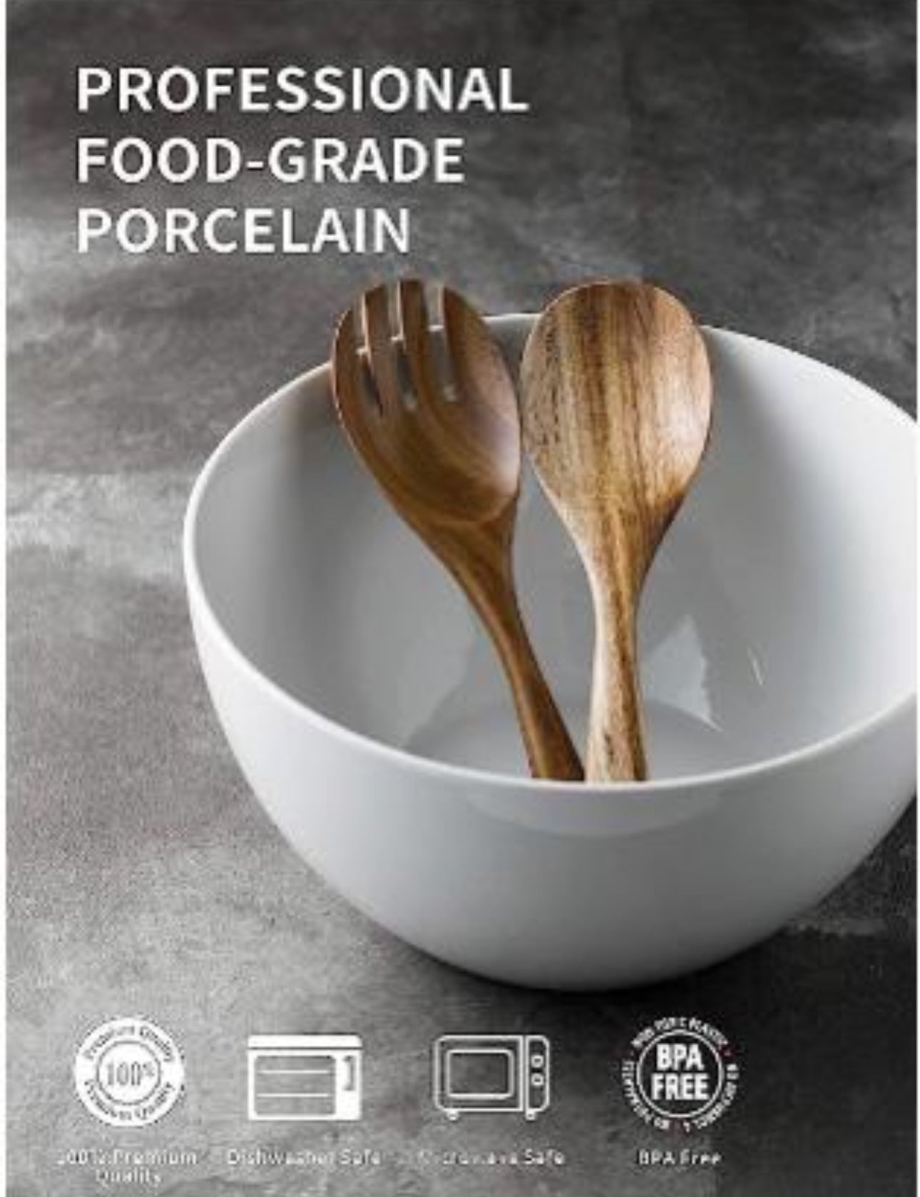 Serving Bowl Mixing Bowl-Salad Bowl-Round Shape - 25.5cm