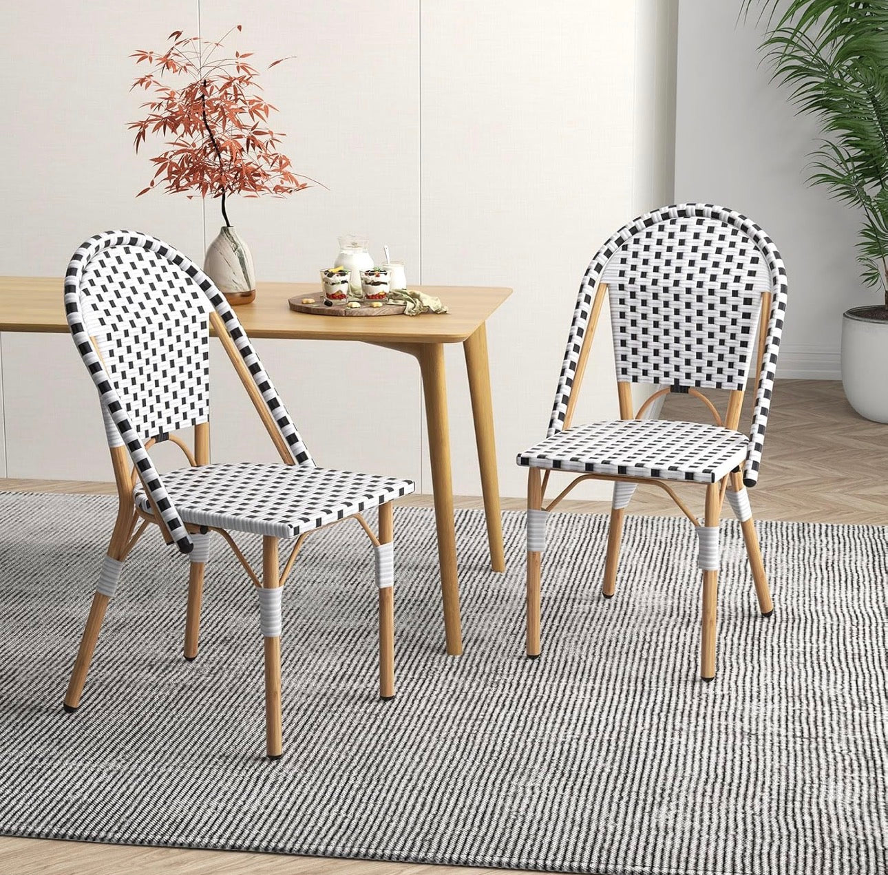 MFurn Lola French Bistro Outdoor Patio Set 7pc-Only Available On Pre-Order