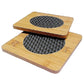 MHome Bamboo Mesh Trivet 4pc Set
