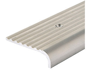 Aluminium Stair Tread Cover 28x6mm 2.7M Various Options