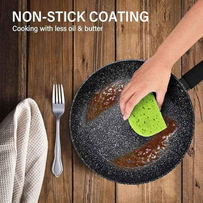 Non-Stick Aluminium Fry Pan 2pc Set