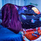 Starry Dream Tent Children Bed Folding Light Blocking Bed Mosquito Net Tent Easy To Assemble Fold Down Cartoon Design For Indoor