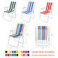 MFurn Angelo Folding Aluminium Material Outdoor Furniture Lounge Beach Chair- Various Colours