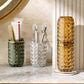 Luxury Travel/Home Toothbrush-Toothpaste Holder Transparent Available in Clear & Green