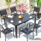 MFurn Metro 7pc Outdoor Dining Set Black Only