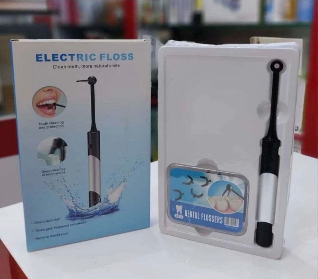 Advanced Electric Dental Floss Tooth Cleaner with Deep Cleaning Technology, Portable Oral Hygiene