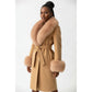 Ladies Faux Fur Coats-Various Colours