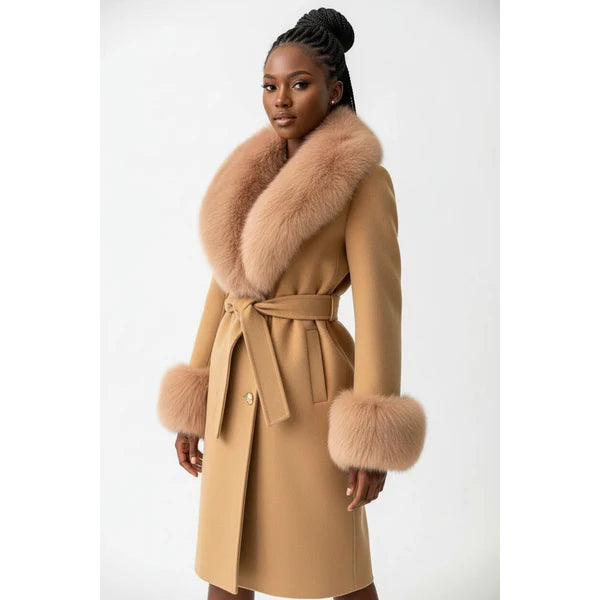 Ladies Faux Fur Coats-Various Colours