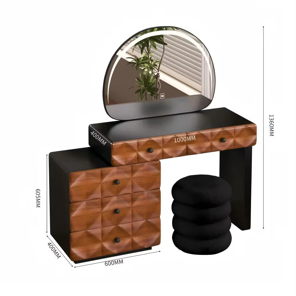 MFURN Contemporary Modern Vanity Set White