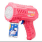 Children Electric Bubble Gun Rocket Soap Automatic bubble machine Kids Summer Outdoor Bubble Blowing Toys for Kids