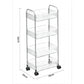 Multifunction 4Tier Acrylic Trolley/Rack