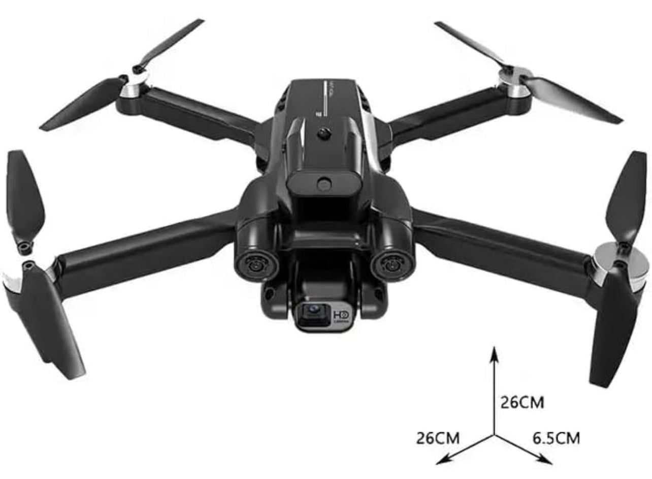 New Folding Drone Comprehensive Obstacle Avoidance High Definition Aerial Photography Quadcopter Remote Control Aircraft Toy 4K Dual HD Camera