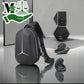 New Waterproof Multifunction Cross Body Mens Anti-Theft Bag