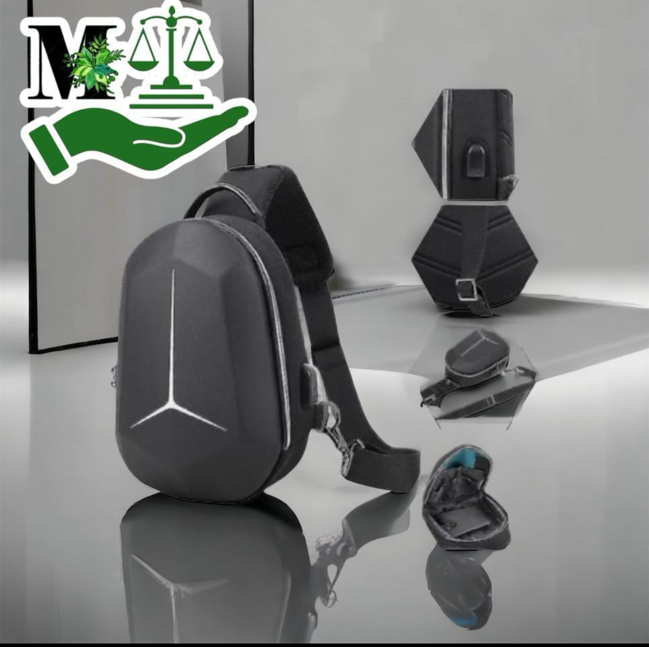 New Waterproof Multifunction Cross Body Mens Anti-Theft Bag
