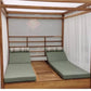 High End Twin Outdoor DayBed  Sun Lounger Set Teak with Canopy-Available On Order!
